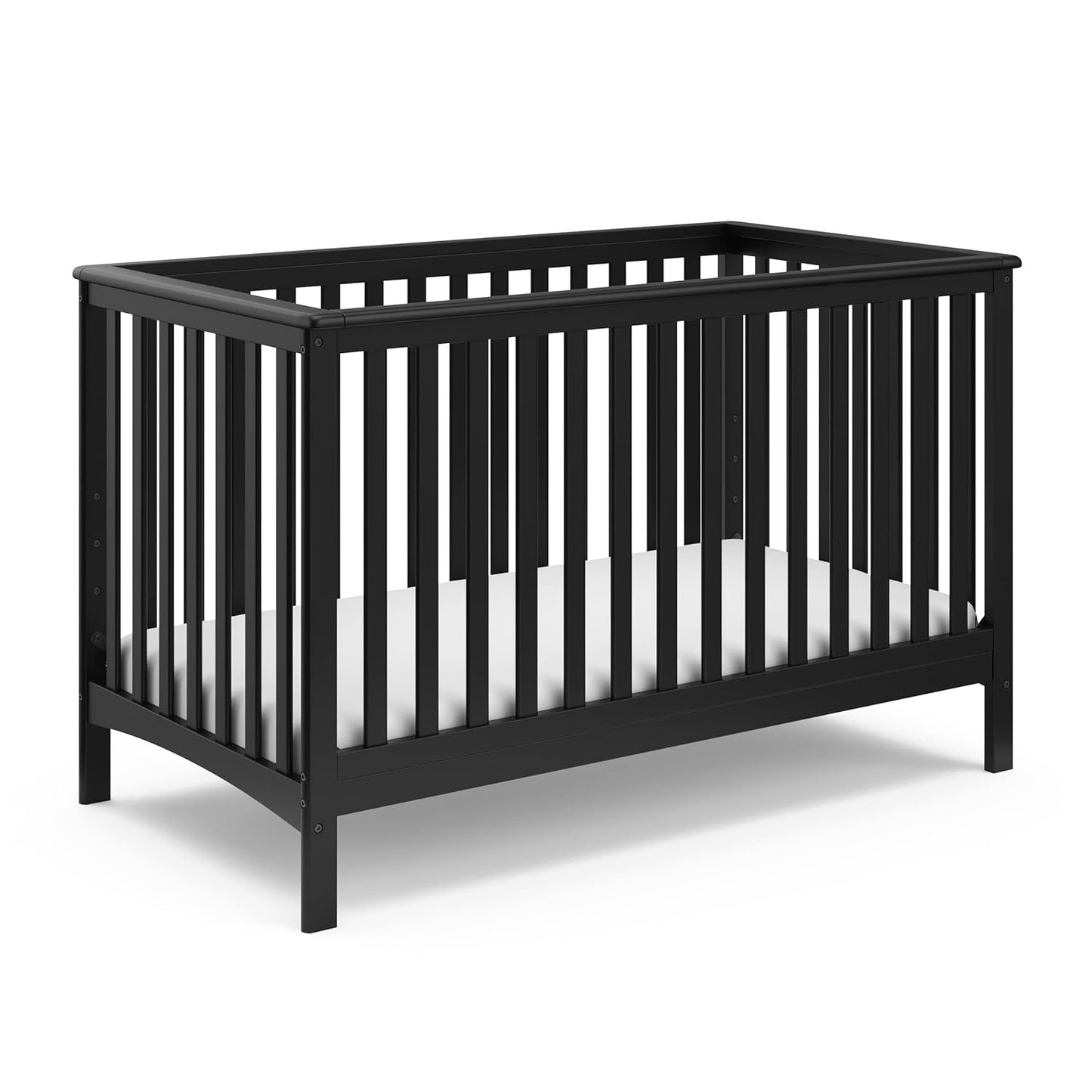 Storkcraft Hillcrest 4-In-1 Convertible Crib (Natural) - Converts to Daybed, Toddler Bed, and Full-Size Bed, Fits Standard Full-Size Crib Mattress, Adjustable Mattress Support Base