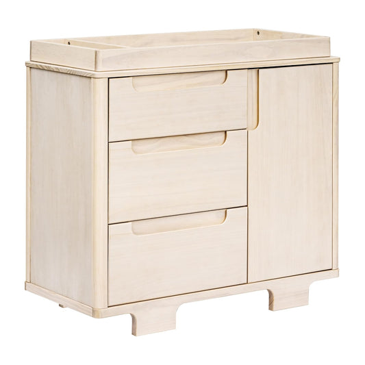 Babyletto Yuzu 3-Drawer Dresser in Washed Natural, Greenguard Gold Certified