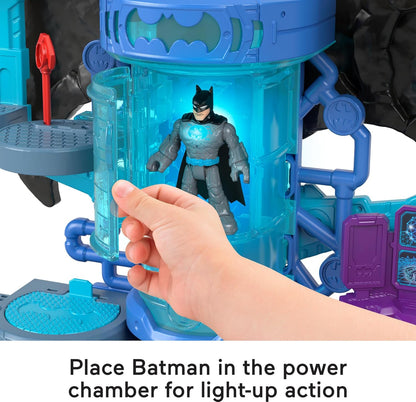 Fisher-Price Imaginext DC Super Friends Batman Toy Bat-Tech Batcave Playset with Lights & Sounds for Pretend Play Kids Ages 3+ Years​