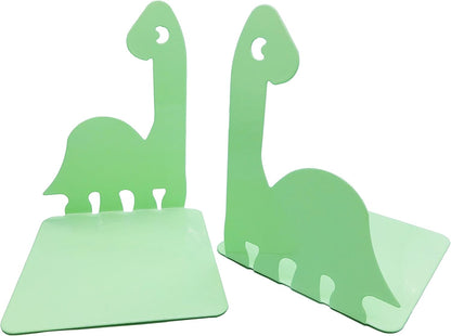 Artkingdome Dinosaur Bookends, Room Ends Books, Holder Racks Stand, Desk School Liberary Book End, Toddler Bookends Decorative 1Pair Green