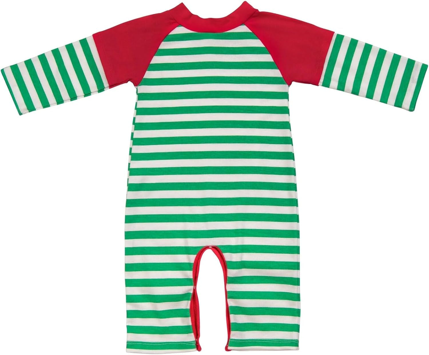 Haute Baby Santa'S Helper Cotton 3/4 Sleeve Bodysuits Baby Boy Print Romper Clothes Toddler Infant Newborn - Green