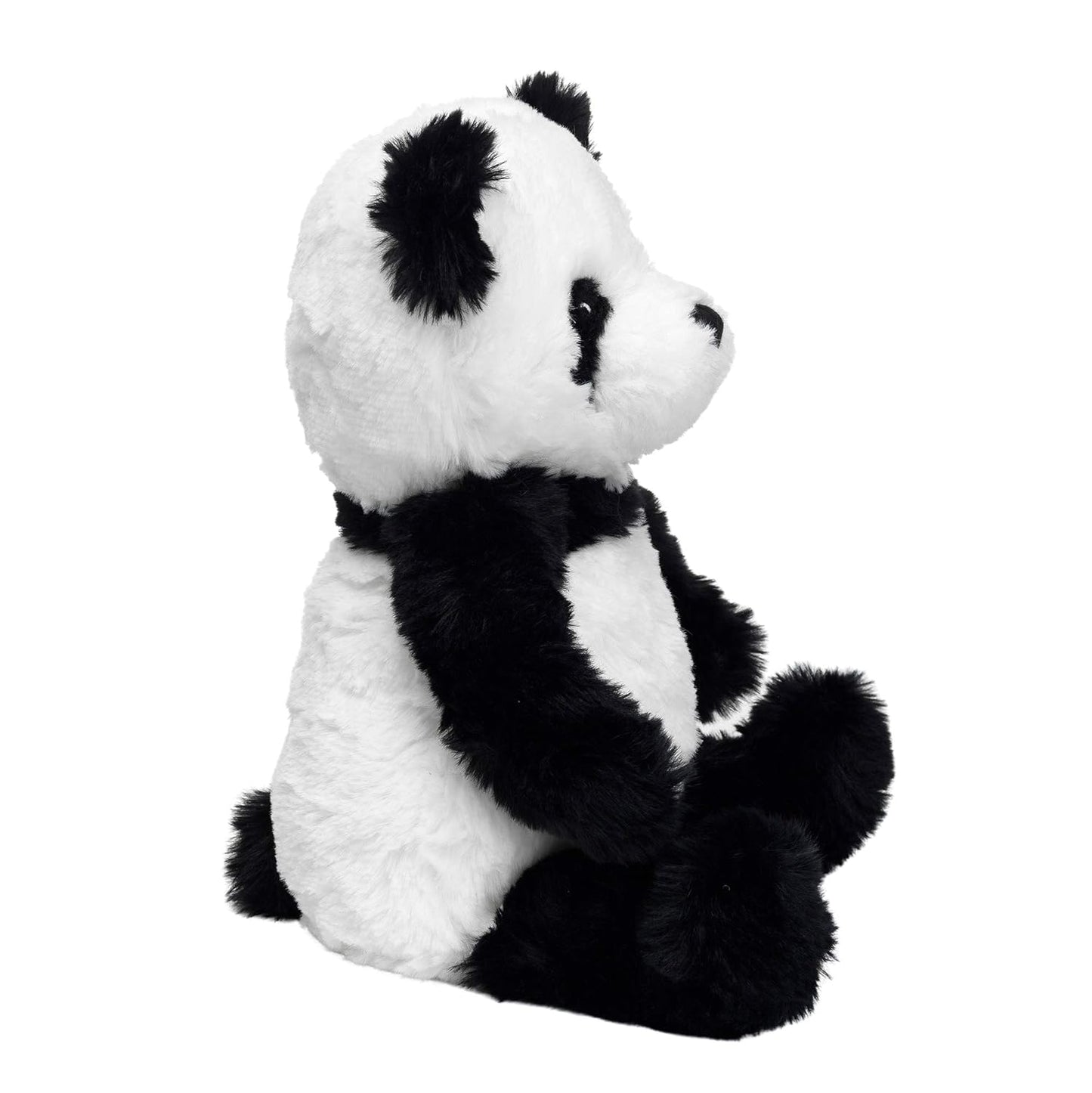 Lambs & Ivy Wild Life Black/White Plush Panda Bear Stuffed Animal Toy - Lucky