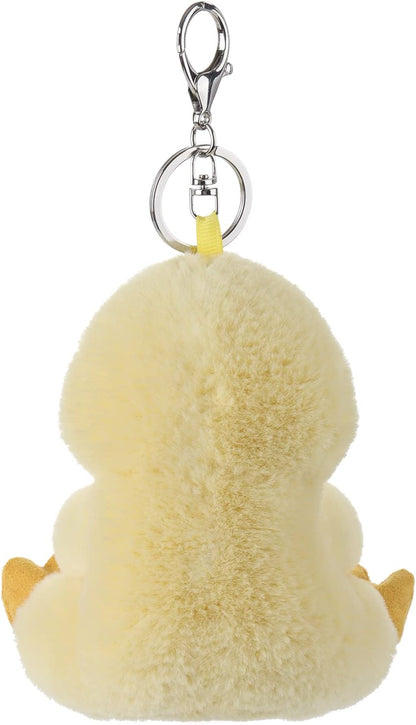 Apricot Lamb Cute Toys Plush Yellow Duck Stuffed Animal Soft Keychain for Kids Bag, Purse, Backpack, Handbag (5 Inches)