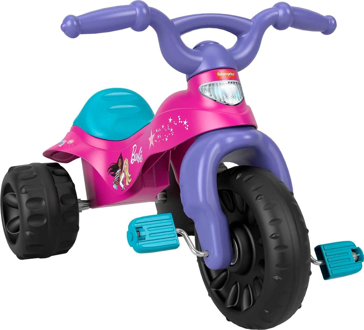 Fisher-Price Harley-Davidson Toddler Tricycle Tough Trike Toy Bike with Handlebar Grips & Storage for Preschool Kids Ages 2+ Years​ (Amazon Exclusive)