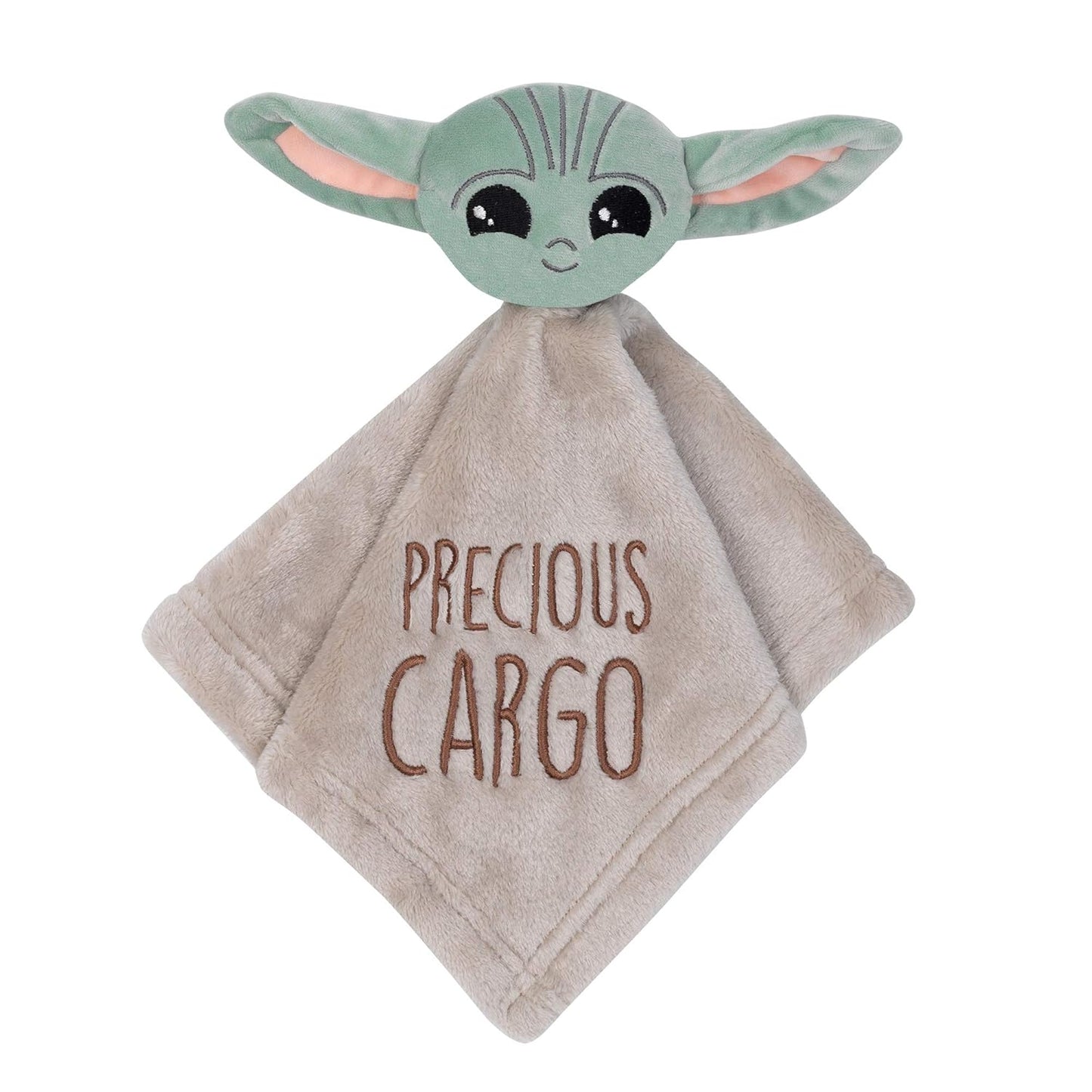 Lambs & Ivy Star Wars Mandalorian Baby Yoda Wearable Blanket/Lovey Gift Set 2Pc