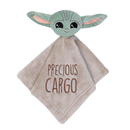 Lambs & Ivy Star Wars Mandalorian Baby Yoda Wearable Blanket/Lovey Gift Set 2Pc