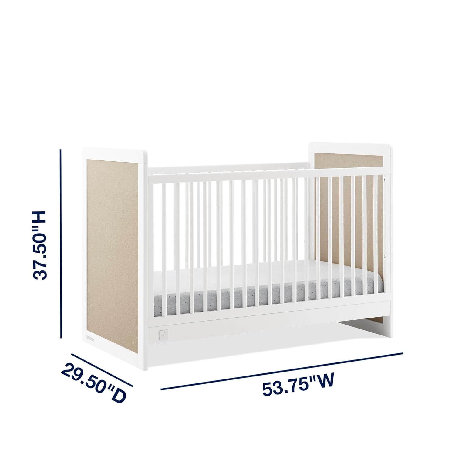 Delta Children Babygap Liam 4-In-1 Convertible Crib - Greenguard Gold Certified, Sage Green/Natural