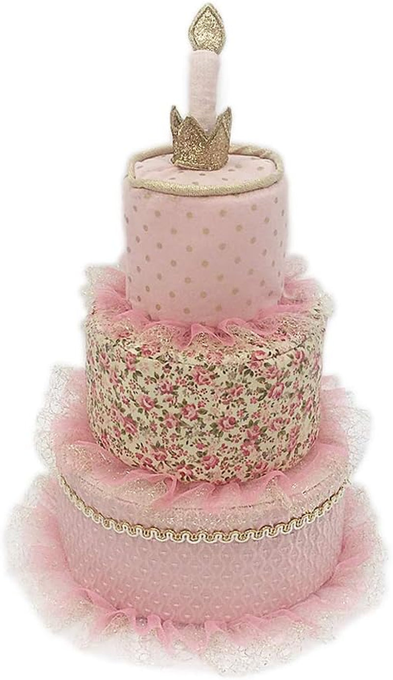 Mon Ami “Marie Antoinette” Birthday Party Cake Stacker – 10” with 3 Tiers, Birthday Cake Pretend Play Set for Toddlers, First Birthday Gift for Kids