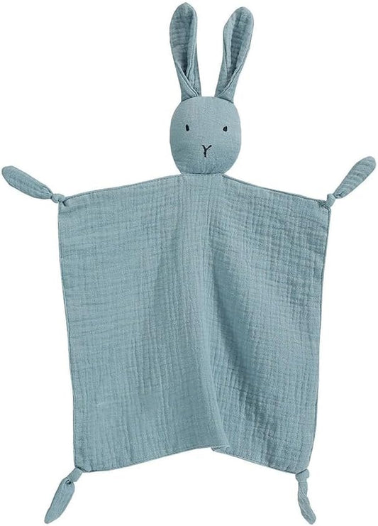 Chippi&Co Bunny Loveys for Babies, Security Blankets for Babies Newborn, Lovies for Babies Girls Boys, Muslin Organic Lovey, Baby Comfort Cuddle Blanket, Gifts for Expecting Momm