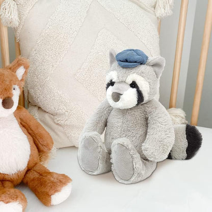 MON AMI Rupert the Raccoon Stuffed Animal Plush – 13”, Soft & Cuddly, Use as Toy/Nursery Room Décor, Wild Animals, Great Gift for Kids of All Ages