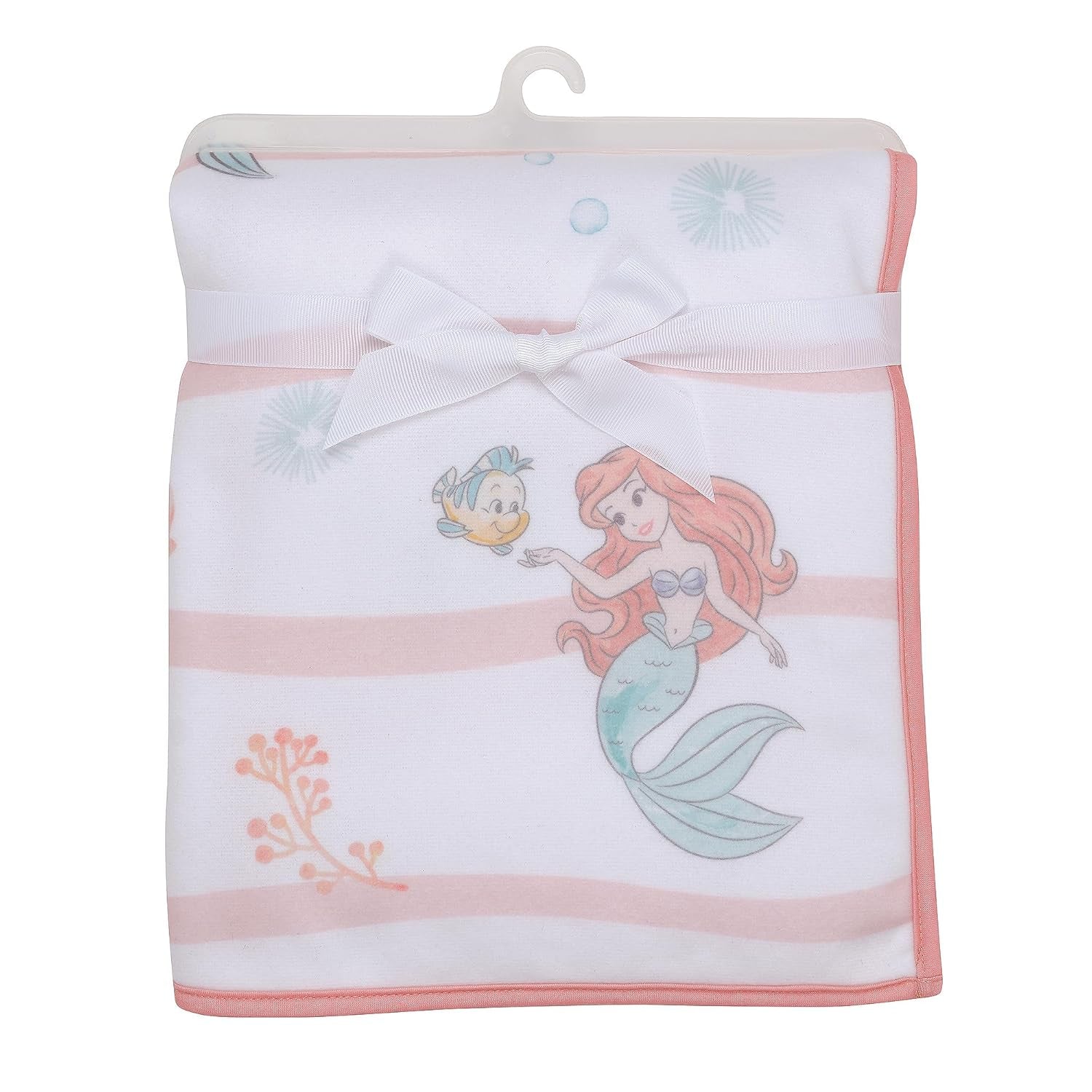 Bedtime Originals Disney Baby the Little Mermaid White Baby Blanket - Ariel