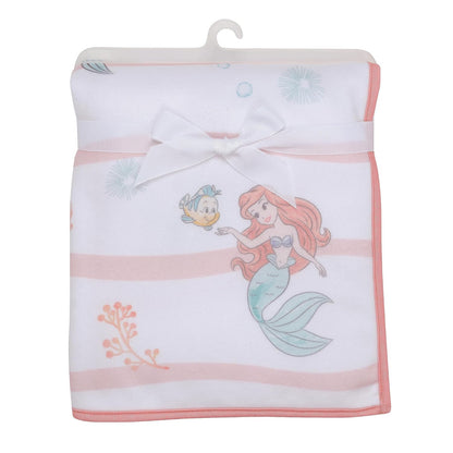 Bedtime Originals Disney Baby the Little Mermaid White Baby Blanket - Ariel