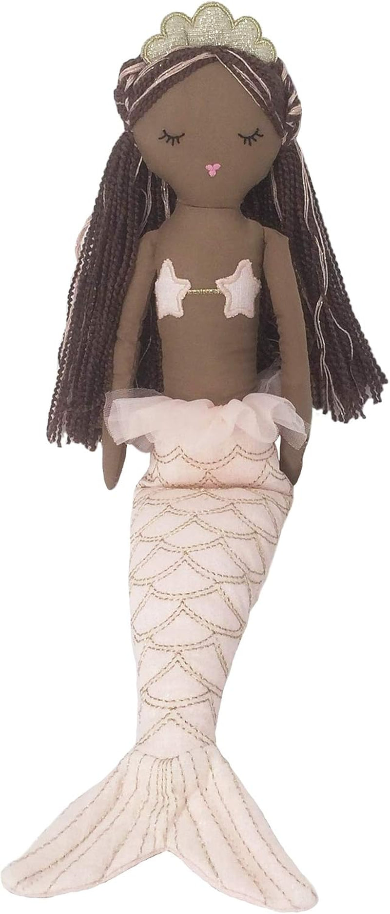 MON AMI Mimi the Mermaid Doll – 18”, Plush Mermaid Gifts for Girls, Use as Toy or Nursery Room Decor, Great Gift for Christmas for Kids of All Ages