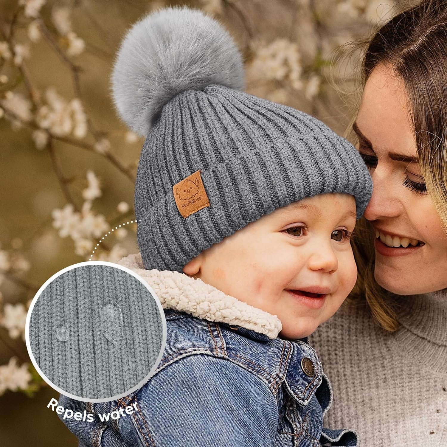 2-Pack Baby Hats, Baby Beanies for Girls, Boys - Toddler Hat, Newborn Hats, Beanies Babies, Baby Girl Hats, Baby Boy Hats, Infant Hat Baby Beanie, Kids Hat, Toddler Boy Hat, Toddler Girl Hat (Steel)