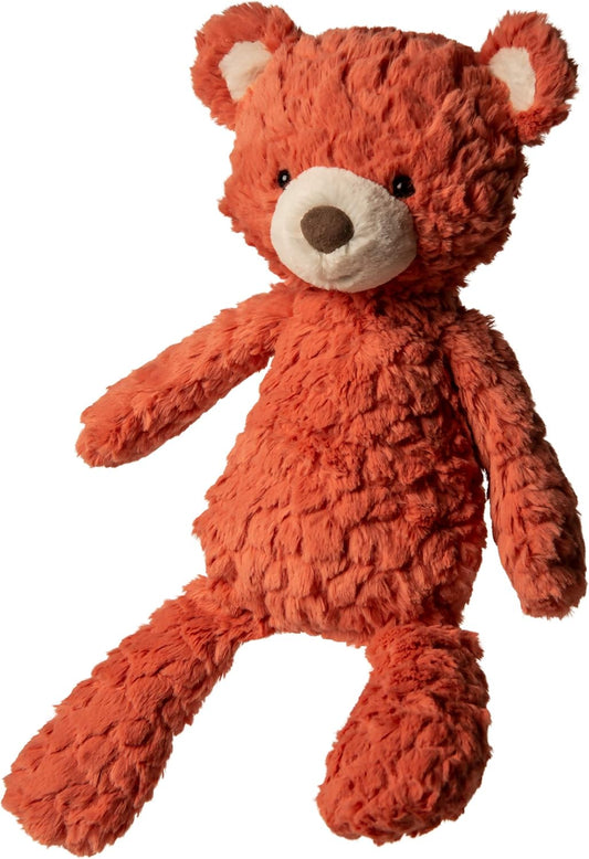 Mary Meyer Putty Stuffed Animal Soft Toy, 17-Inches, Medium Coral Bear, 1 Ea