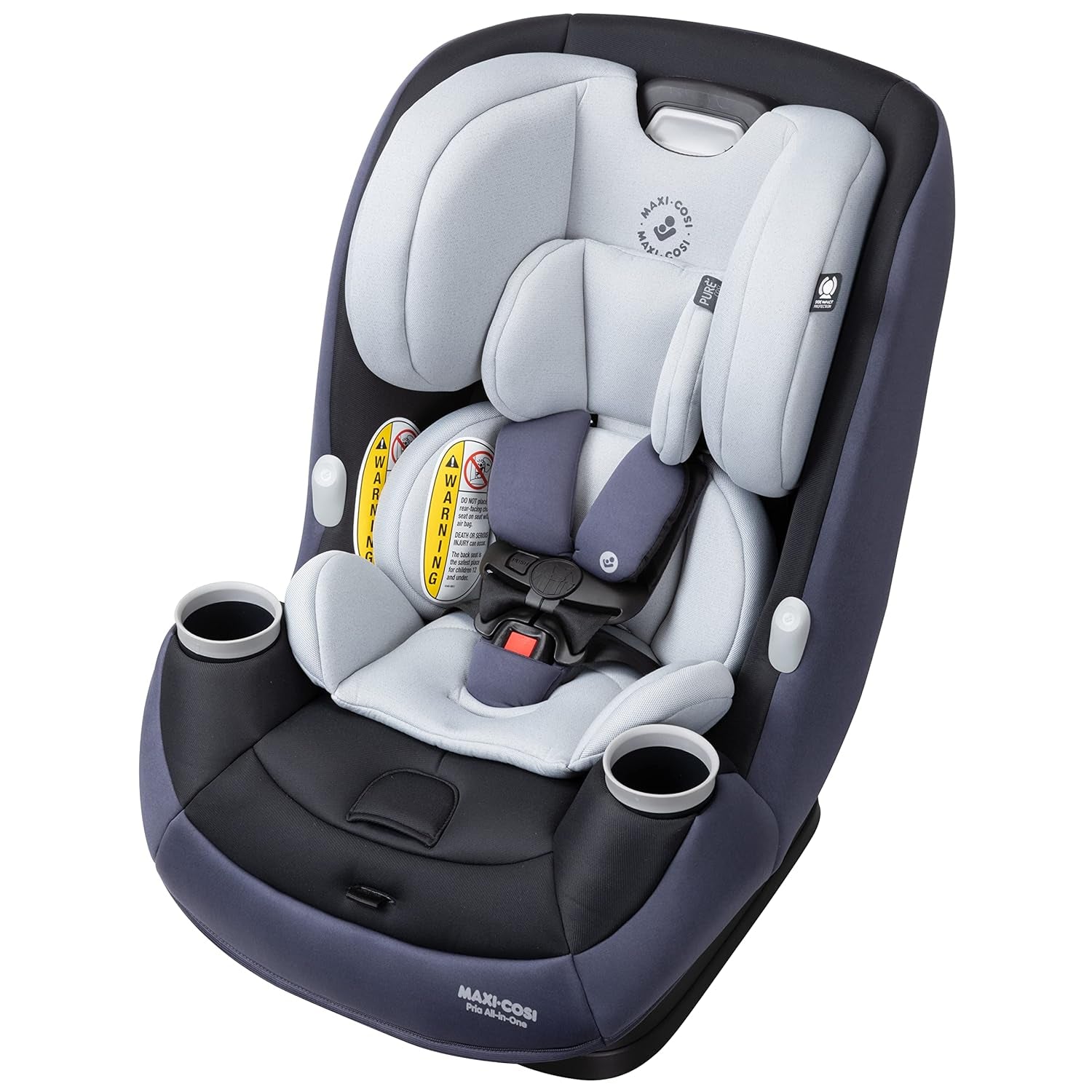 Maxi-Cosi Pria All-In-One Convertible Car Seat, Rear Facing Car Seat for Infants from 4-40 Lbs, Forward Facing Car Seat up to 100 Lbs in Booster Seat Mode, Midnight Slate