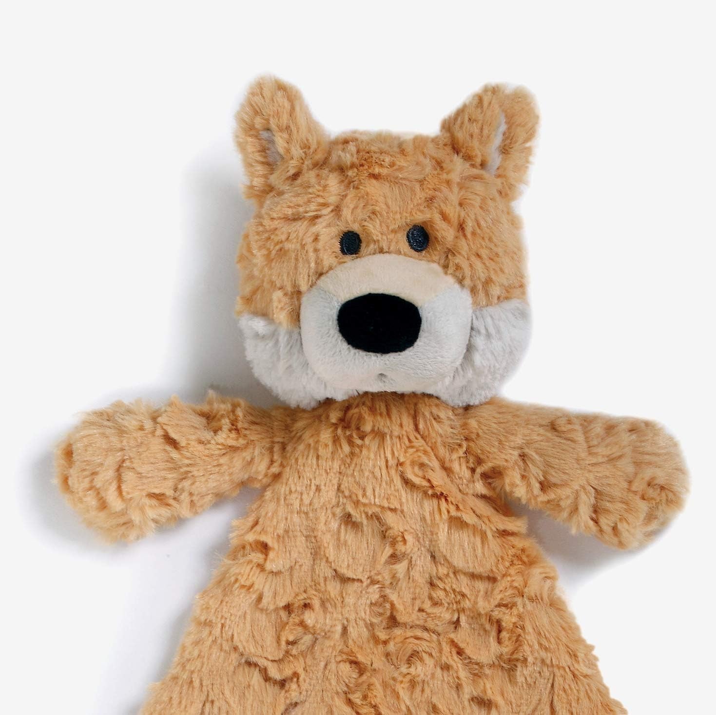 DEMDACO Fitzgerald Fox Brown Children'S Plush Rattle Blankie