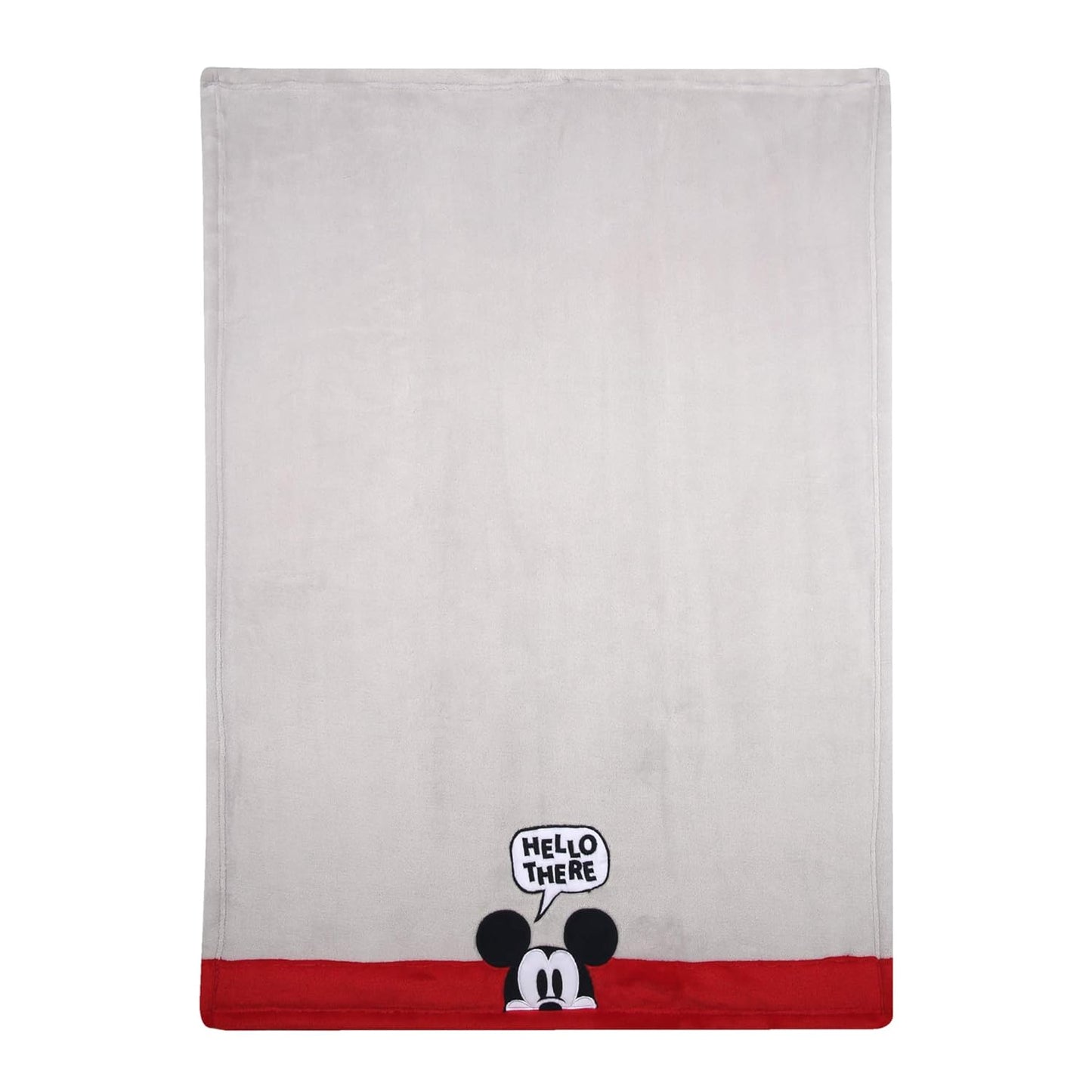 Lambs & Ivy Disney Baby Magical Mickey Mouse Baby Blanket - Gray/Red