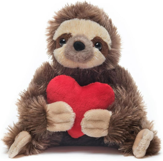 Bearington Lil' Simon Love the Sloth Valentine'S Day Stuffed Animal, 6.5 Inch Sloth Plush, Ideal for Valentine'S Gift for Kids