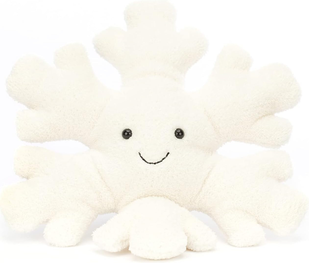 Jellycat Amuseables Snowflake Stuffed Toy, Little 7 Inches | Winter Plush and Décor