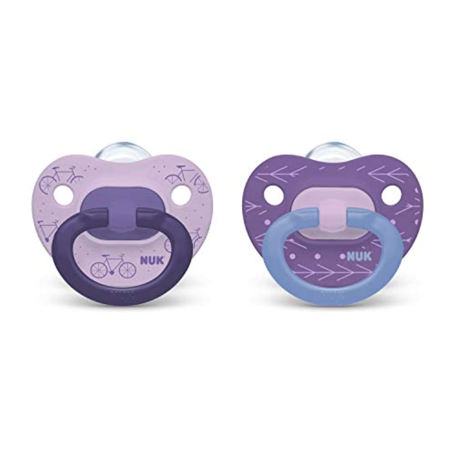 NUK Comfy Orthodontic Pacifiers, Timeless Collection, 0-6 Months, 5 Count