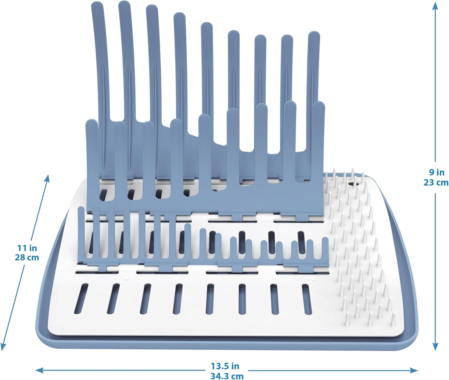 Dr. Brown'S Folding Baby Bottle Drying Rack for Easy Storage, Dry Nipples, Pacifiers and Other Baby Essentials, Bpa-Free