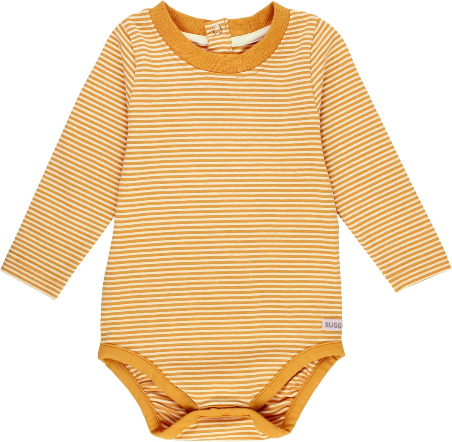 RUGGEDBUTTS® Baby/Toddler Boys Henley Raglan Long Sleeve Baseball Tee Bodysuit Knit One-Piece