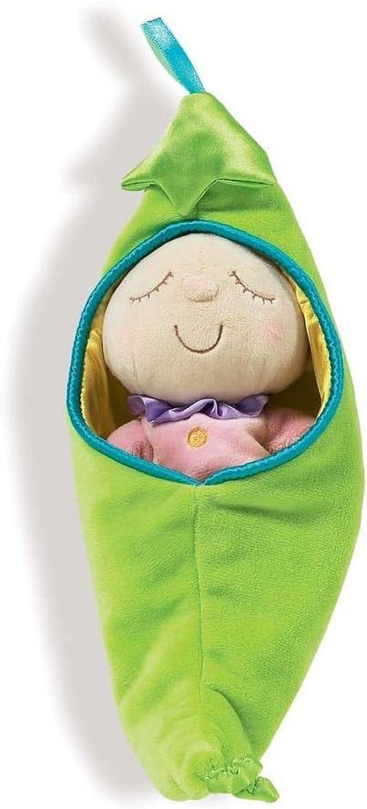 Manhattan Toy Snuggle Pod Sweet Pea First Baby Doll with Cozy Sleep Sack for Ages 6 Months and Up