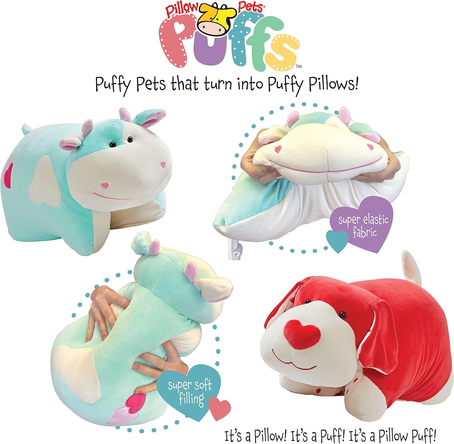 Pillow Pets Puffs Pippa Pup