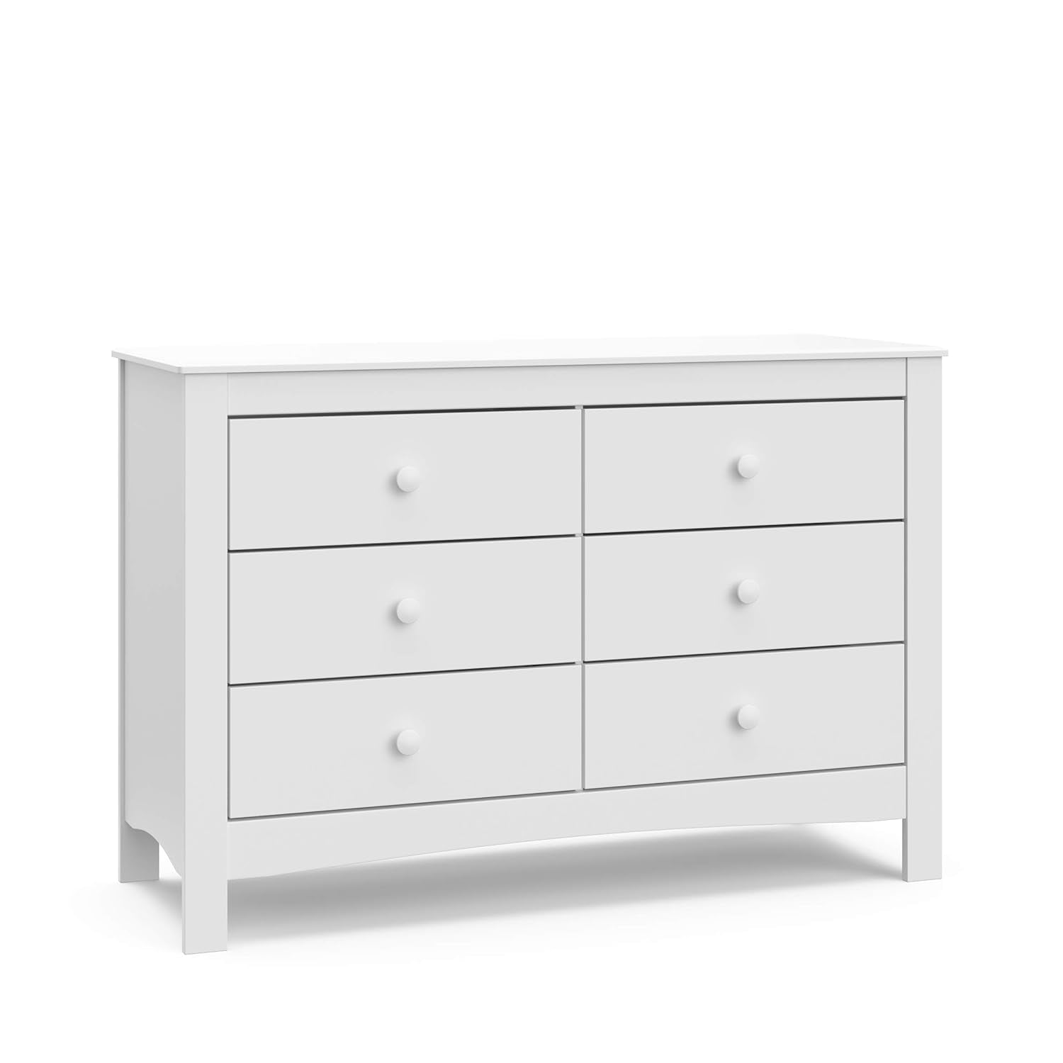 Graco Noah 6 Drawer Double Dresser (Pebble Gray) - GREENGUARD Gold Certified, 6 Drawer Double Dresser for Kids Bedroom, Universal Design for Nursery and Kids Bedroom