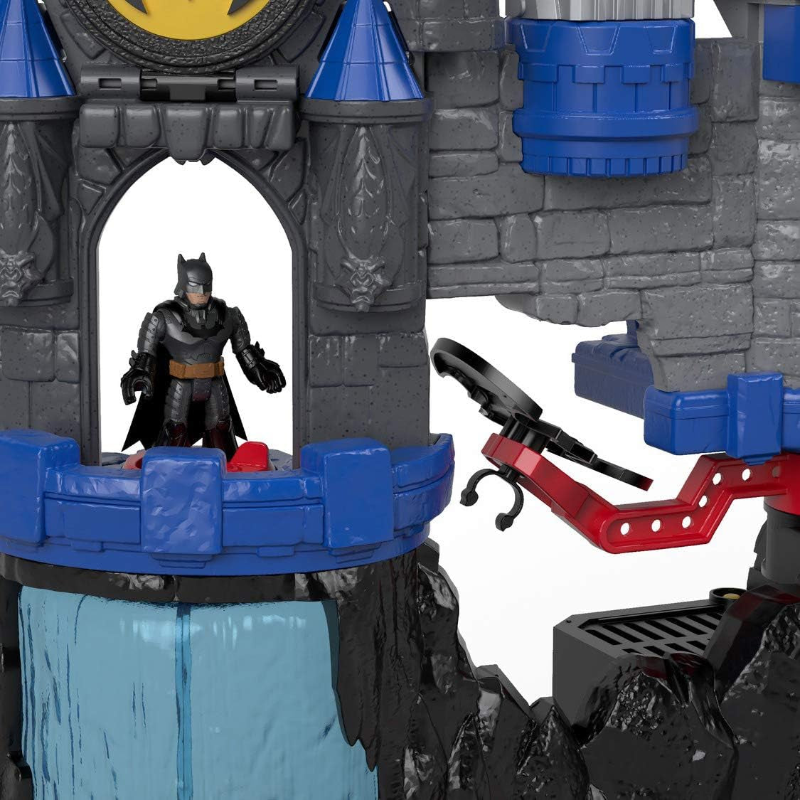 Fisher-Price Imaginext DC Super Friends Batman Toy, Wayne Manor Batcave Playset with Figure & Batcyle for Pretend Play Kids Ages 3+ Years (Amazon Exclusive)