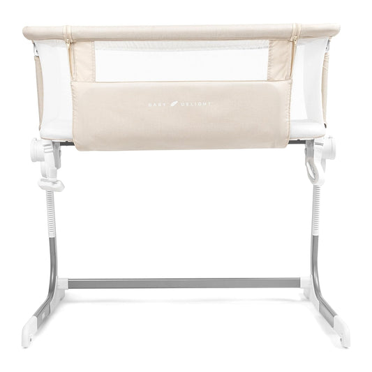 Baby Delight beside Me Dreamer Bassinet | Bedside Sleeper | 8-Position Height Adjustment | Golden Grain