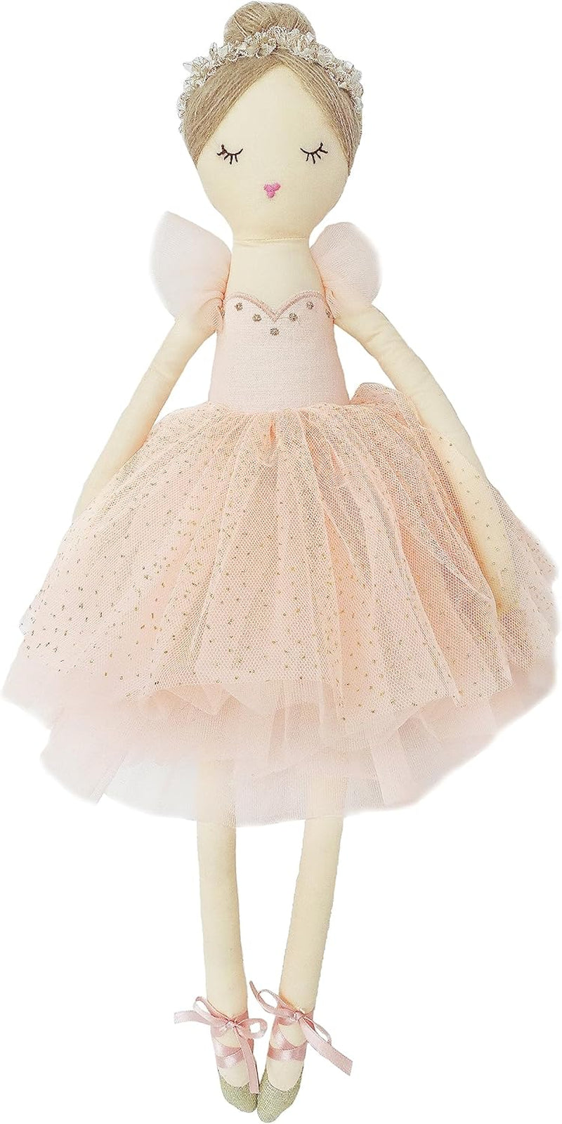 MON AMI Princess Violette Designer Doll – 22”, Soft & Elegant Stuffed Plush Princess Doll, Use as Toy or Room Decor, Great Gift for Christmas