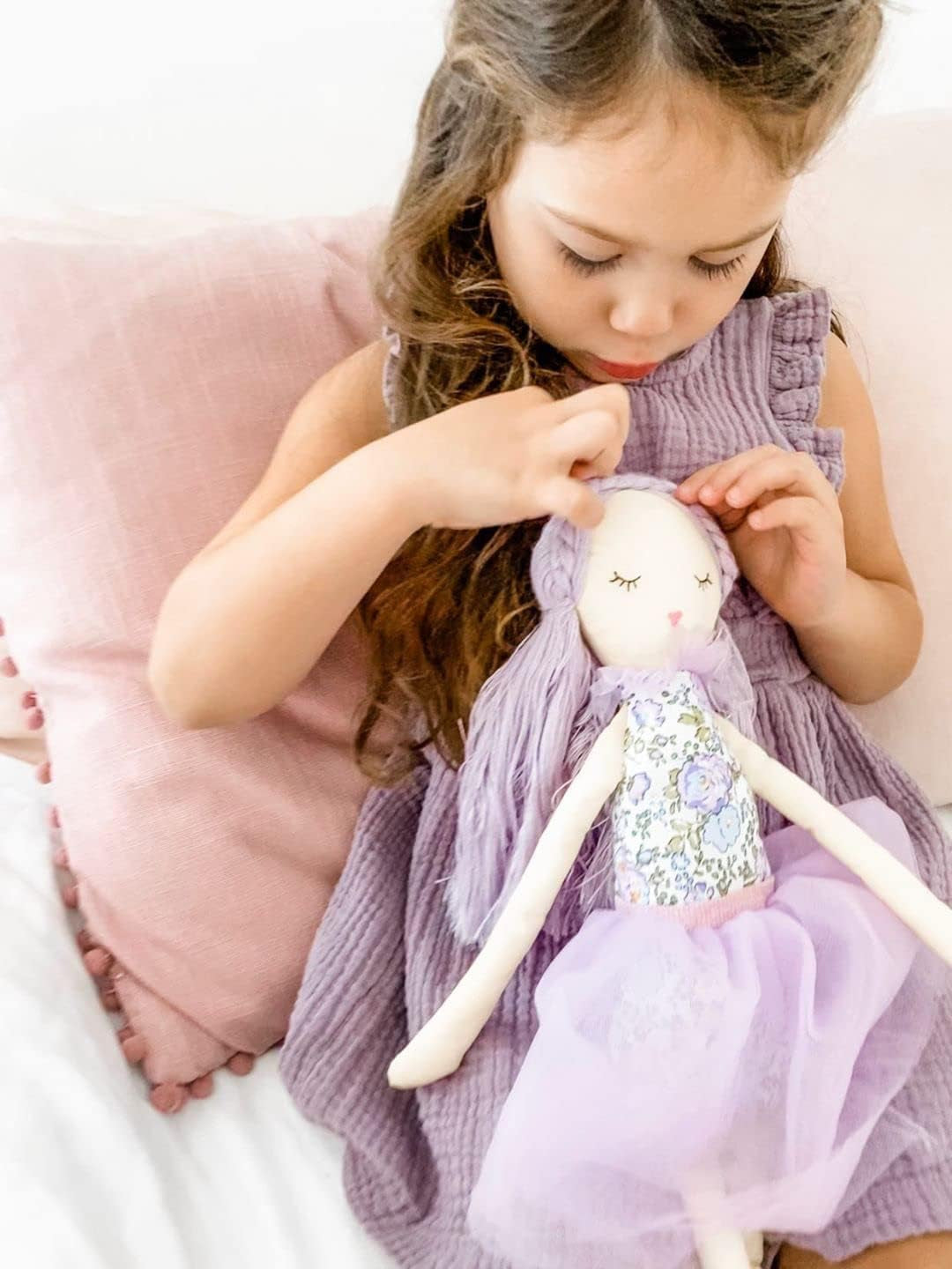 Mon Ami Lavender Scented Designer Plush Doll – 21”, Fun Adorable Stuffed Toy Gift for Kids of All Ages, Use as Toy or Room Décor