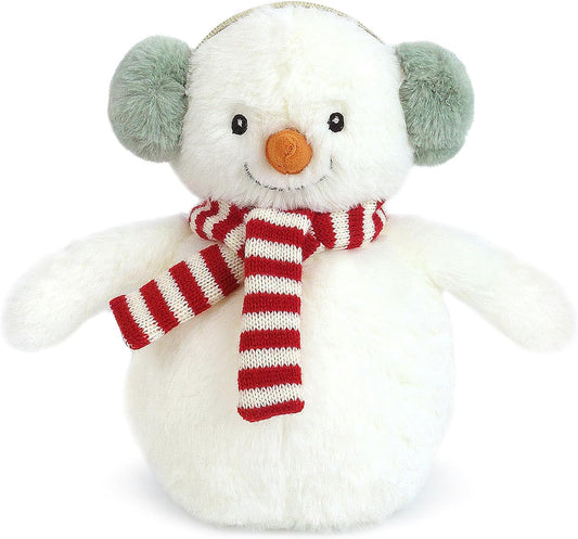 MON AMI Chilly the Snowman Stuffed Toy – 10”, Christmas Dressed Snowman, Perfect Winter Gift for Kids of All Ages