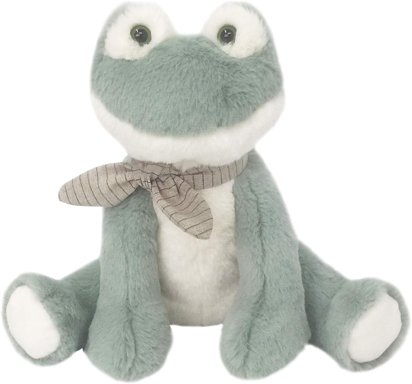 MON AMI Fitzgerald the Frog Stuffed Animal – 11”, Frog Plush, Fun Adorable Soft Stuffed Toy, Great Gift for Kids of All Ages