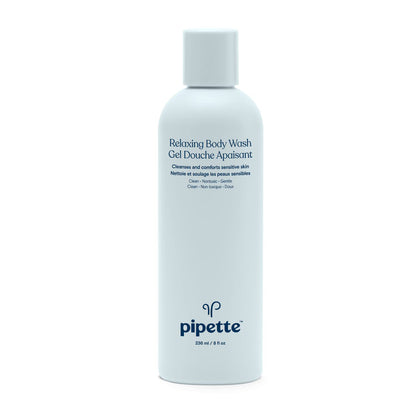 Pipette Relaxing Body Wash - Plant-Derived Moisturizing Squalane, Aromatherapeutic Citrus & Geranium, Ideal Pregnant Mom Gifts or Pregnancy Gift, 8 Fl Oz