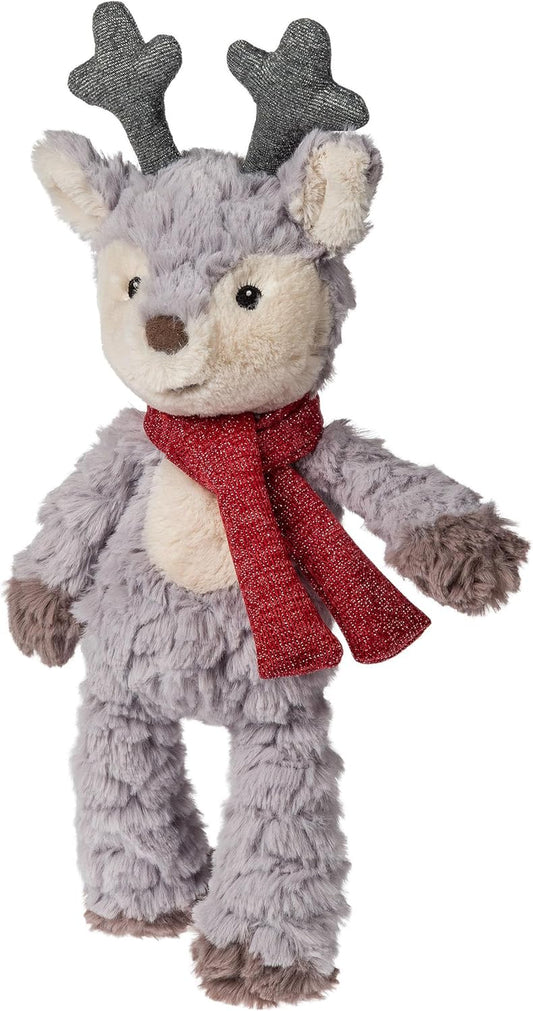 Mary Meyer Stuffed Animal Putty Collection Soft Toy, 11-Inches, Glitters Reindeer