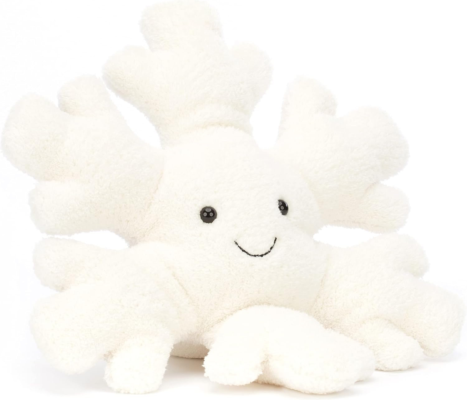 Jellycat Amuseables Snowflake Stuffed Toy, Little 7 Inches | Winter Plush and Décor