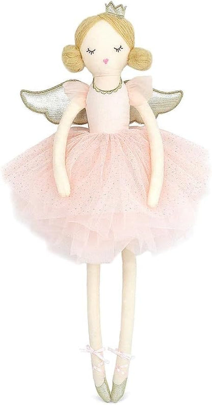 MON AMI Sugar Plum Fairy Doll with Wings– 22”, Soft & Elegant Stuffed Plush Doll, Use as Toy or Room Décor for Kids of All Ages, Great Gift for Christmas