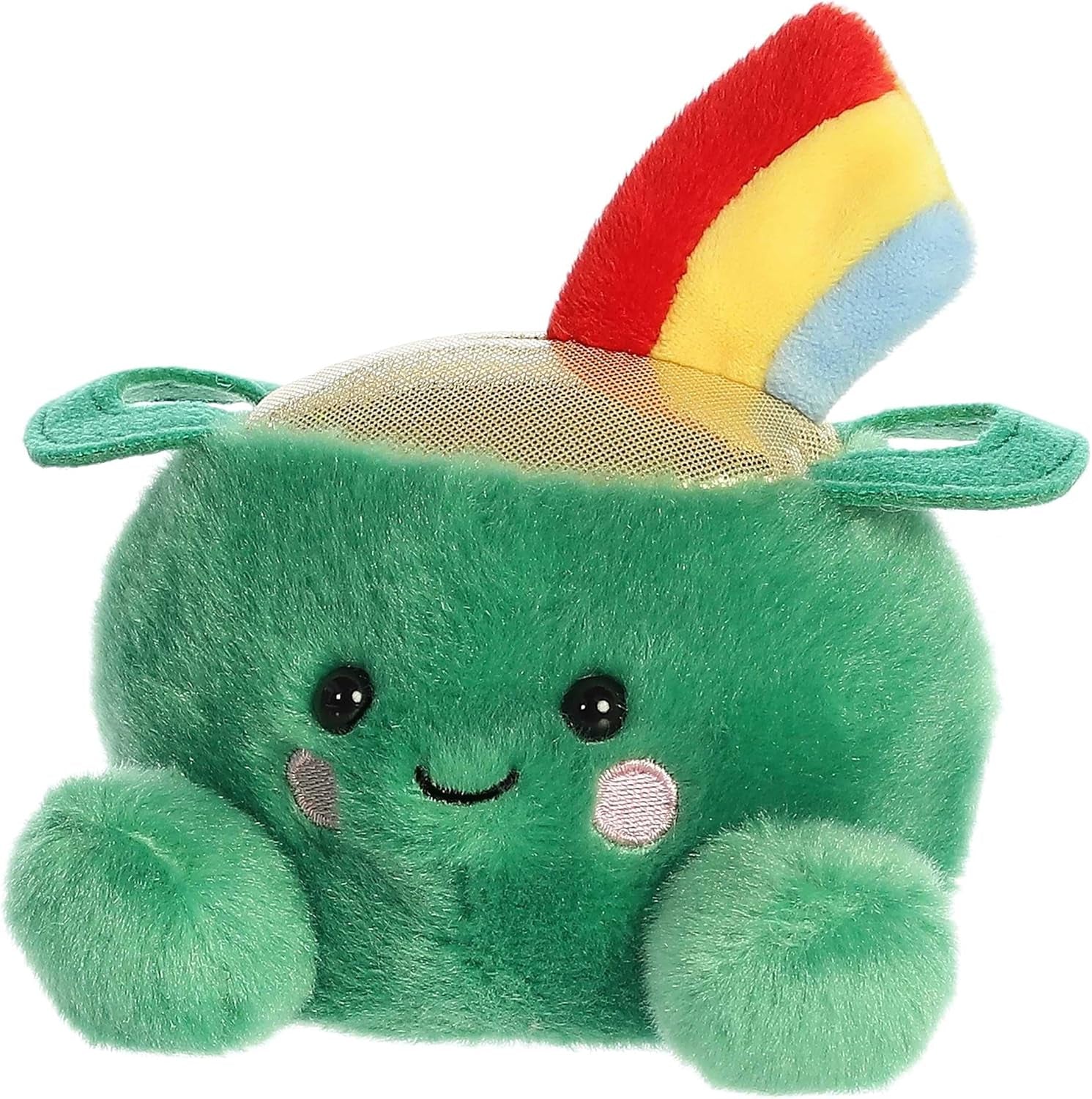 Aurora® Adorable Palm Pals™ Ciara Pot of Gold™ Stuffed Animal - Pocket-Sized Play - Collectable Fun - Green 5 Inches