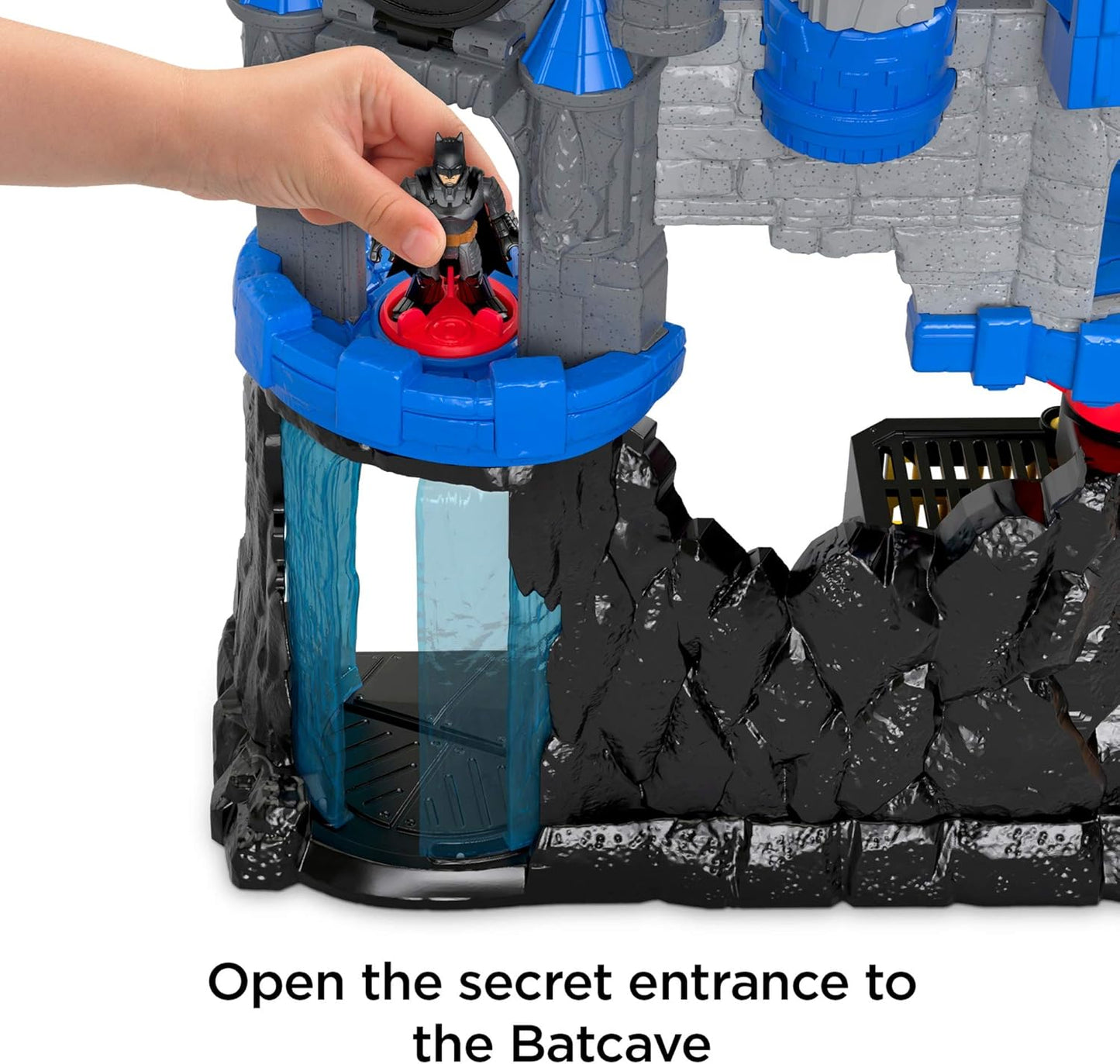 Fisher-Price Imaginext DC Super Friends Batman Toy, Wayne Manor Batcave Playset with Figure & Batcyle for Pretend Play Kids Ages 3+ Years (Amazon Exclusive)