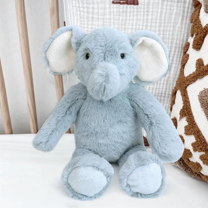 MON AMI Emmie the Elephant Stuffed Animal – 10” Blue, Premium Plush Toy, Soft & Cuddly, Great Gift for Newborns, Kids, Boys, Girls