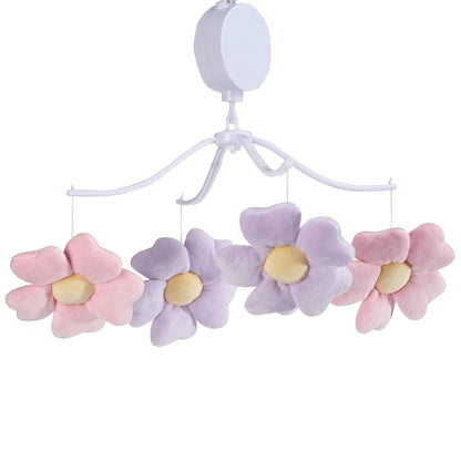 Bedtime Originals Lavender Floral Musical Baby Crib Mobile Soother Toy