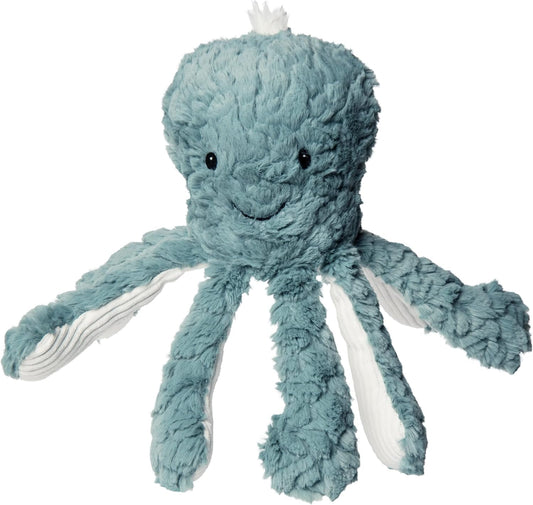 Mary Meyer Putty Stuffed Animal Soft Toy, 14-Inches, Slate Blue Octopus