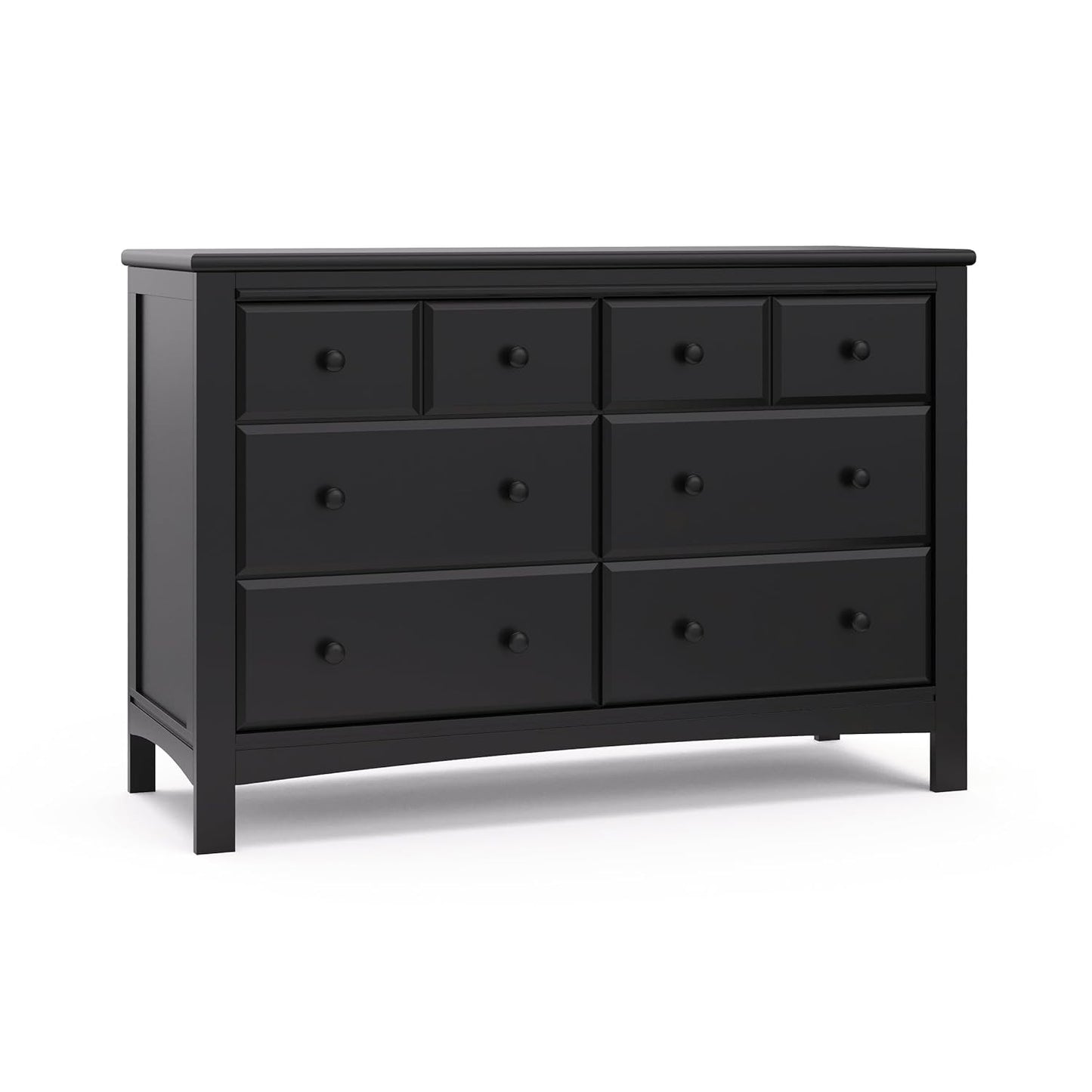 Graco Benton 6 Drawer Double Dresser (Pebble Gray) – Easy New Assembly Process, Universal Design, Durable Steel Hardware and Euro-Glide Drawers with Safety Stops, Coordinates with Any Nursery