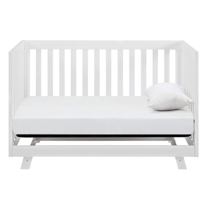 Storkcraft Beckett Convertible Crib (White) – Converts from Baby Crib to Toddler Bed and Daybed, Fits Standard Full-Size Crib Mattress, Adjustable Mattress Support Base