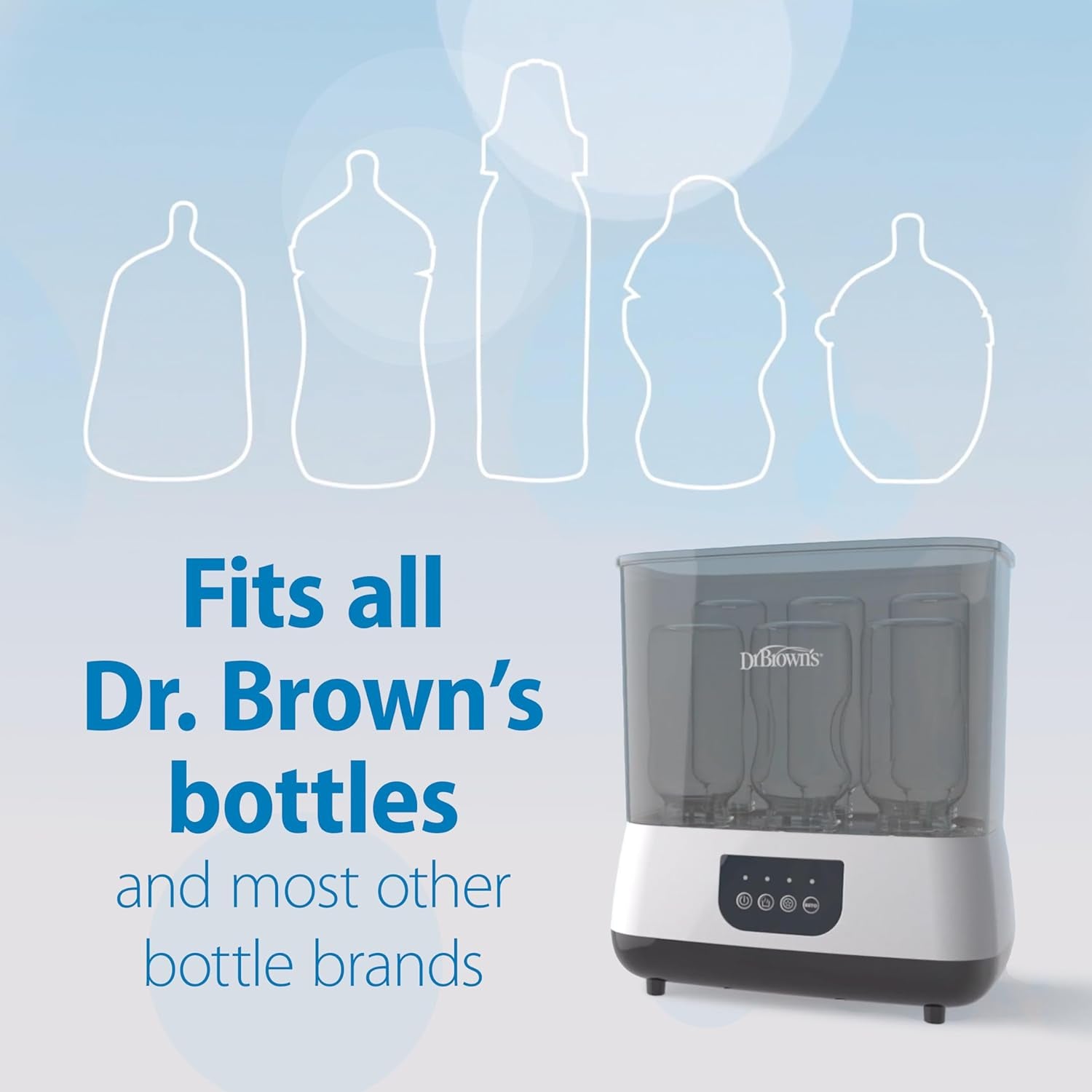 Dr. Brown'S All-In-One Sterilizer and Dryer for Baby Bottles, Parts & Other Newborn Essentials