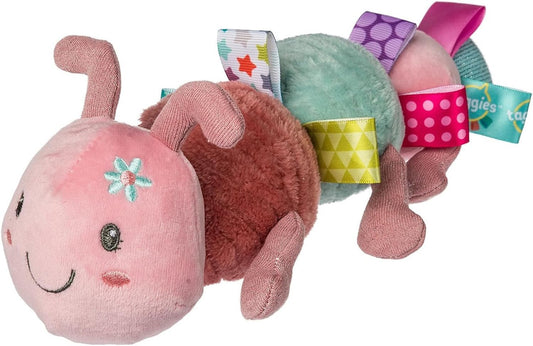 Taggies Stuffed Animal Soft Toy with Sensory Tags, 10-Inches, Camilla Caterpillar