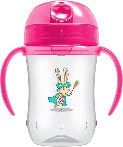 Dr. Brown'S Milestones Soft Spout Sippy Cup with Handles - Pink - 9Oz - 9M+